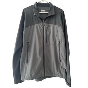 Marmot Jacket Mens Large Gray Full Zip Long Sleeve M3 Hiking Outdoor Excellent